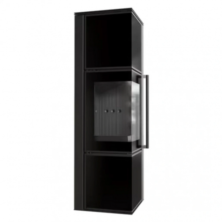 Soba Tora M 8-11kW Panou negru de sticla - Samota Neagra [1]