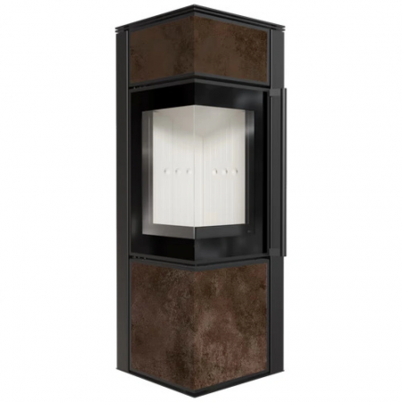 SEMINEE SI SOBE PE LEMNE - Soba Tora S 8-11kW OXIDE MORO - cuarz sinterizat