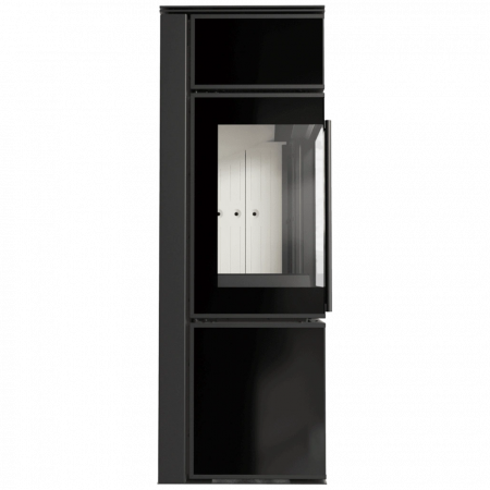 Soba Tora S 8-11kW - Panou negru de sticla [1]