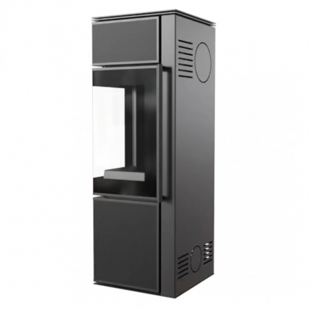 Soba Tora S 8-11kW Panou negru de sticla - Samota neagra [2]