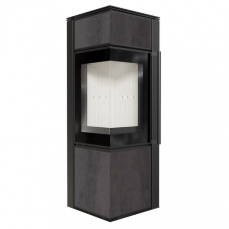 SEMINEE SI SOBE PE LEMNE - Soba Tora S 8-11kW SAVOIA ANTRANCITE - cuarz sinterizat