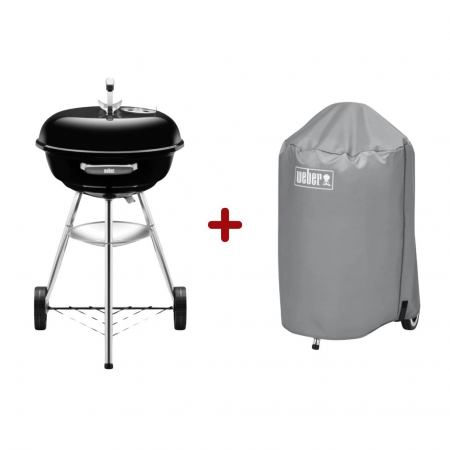 GRATARE PREMIUM WEBER - Starter Pack Weber - Gratar carbuni Compact Kettle 47 cm