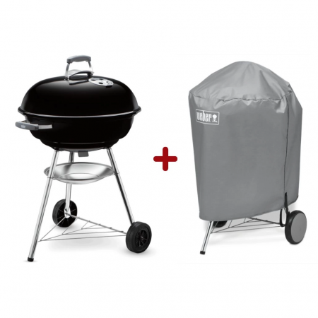 GRATARE SI CUPTOARE - Starter Pack Weber - Gratar carbuni Compact Kettle 57 cm