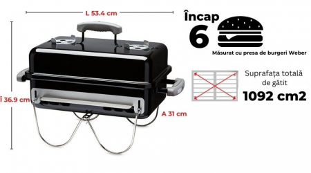 Starter Pack Weber - Gratar carbuni Go-Anywhere - portabil [3]