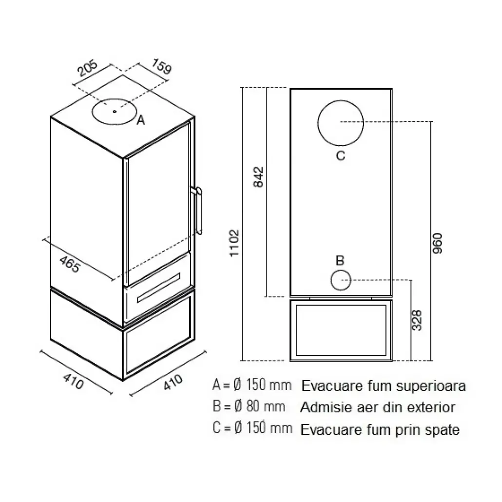 Arianna 8-9.5kw Nero - Etansa [5]