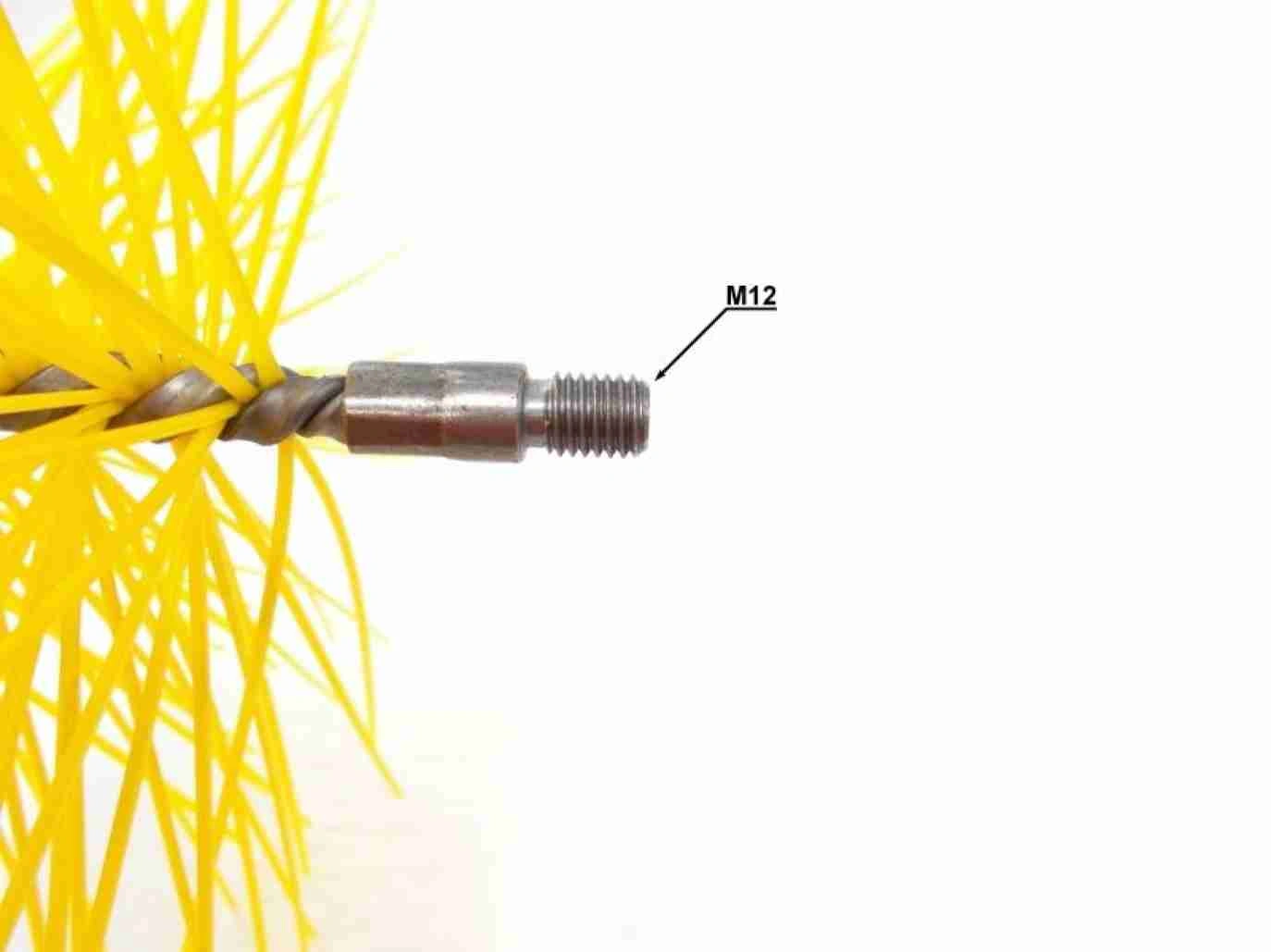 Tija flexibila filetata M12 - 1.4ml - pentru perie universala [1]