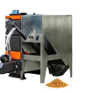 CENTRALE PE PELETI - TIS NEW DUO (Lemne+Peleti) PELLET 20 KW Cazan pe combustibil solid(panou comanda+ventilator in set)