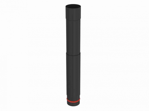 TUBULATURA EVACUARE PELETI - Tubulatura reglabila / telescopica premium- 2x0.33m
