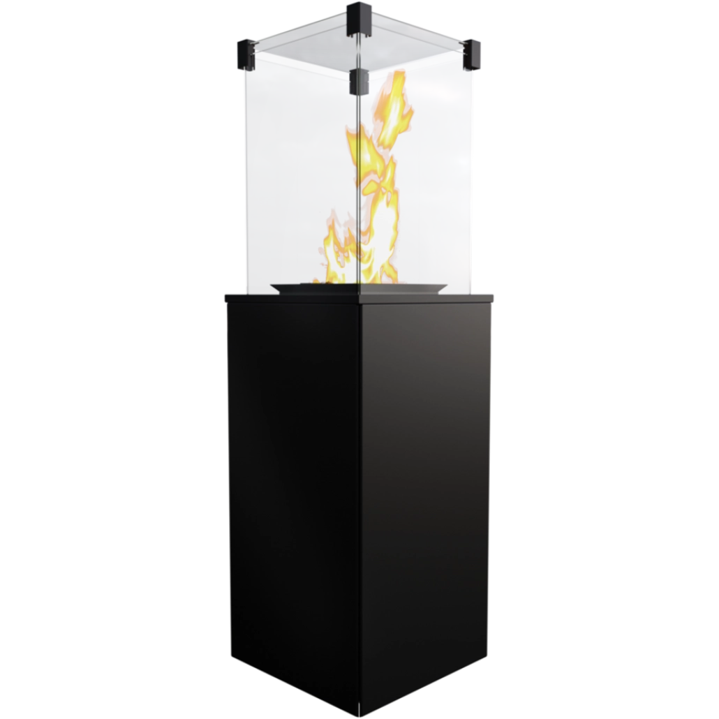 TERASĂ ȘI GRĂDINĂ - Patio Negru Manual S - Incalzitor pe gaz