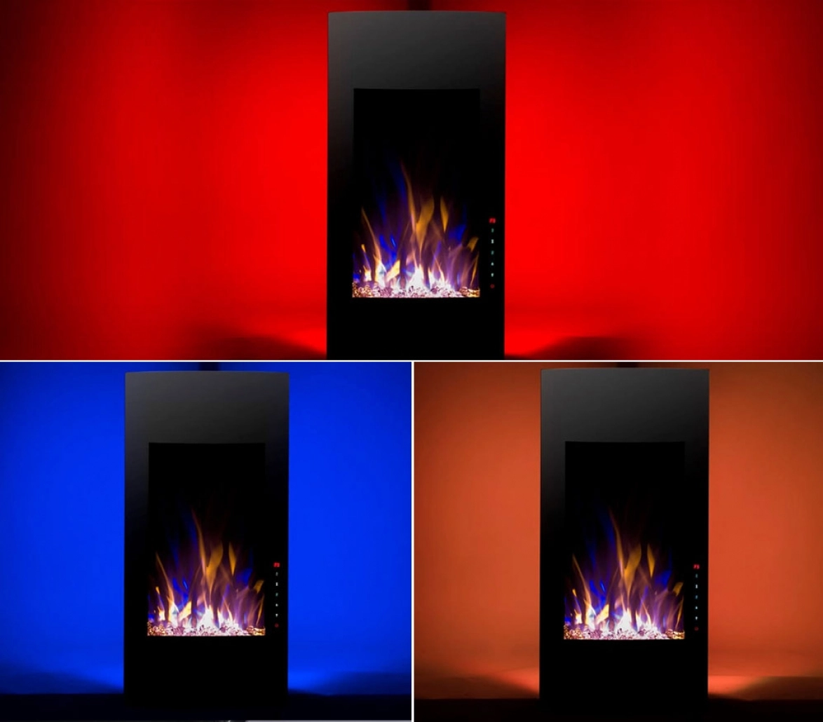 Uranus negru semineu electric de perete [3]