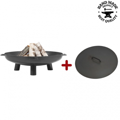 VETRE FOC EXTERIOR - Vatra BALI 60 cm cu capac