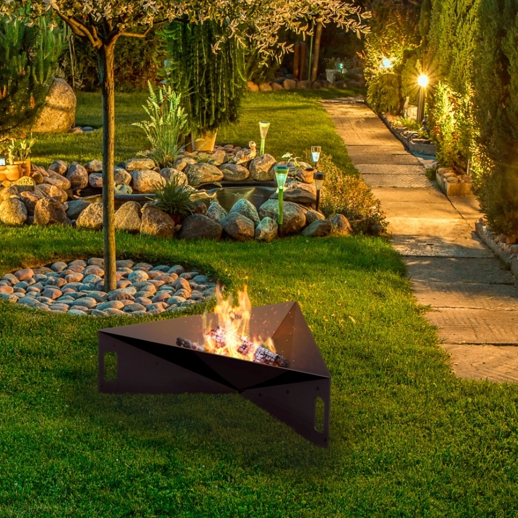 TERASĂ ȘI GRĂDINĂ - Vatra de foc exterior PYRAMID - 79x68 cm