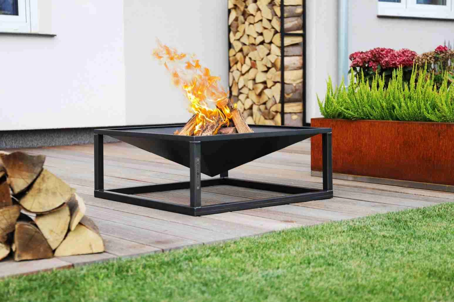 Vatra de foc exterior - SQUARE 70x70 cm [3]