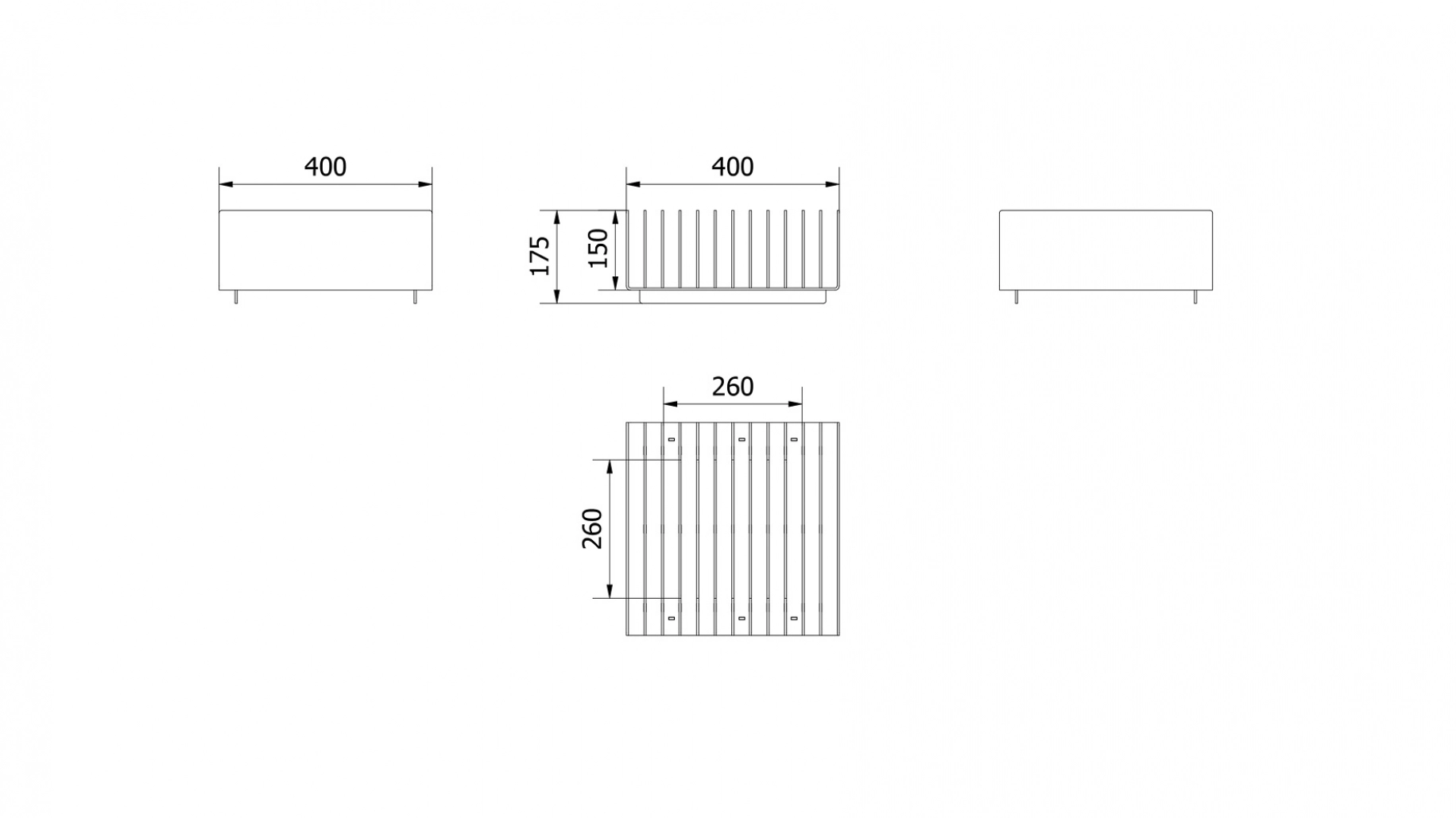 Vatra de foc exterior ERIZO - 40x40 cm [5]