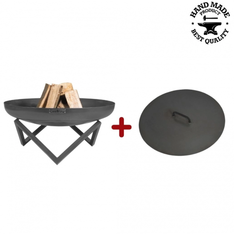 VETRE FOC EXTERIOR - Vatra SANTIAGO 60 cm cu capac