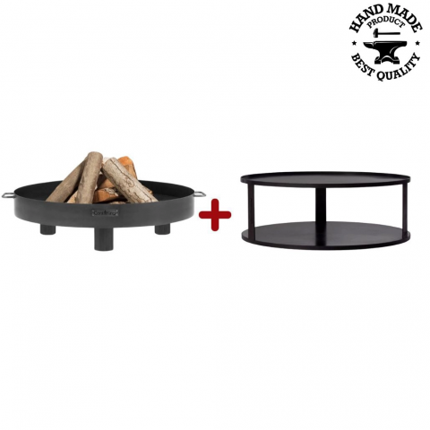 VETRE FOC EXTERIOR - Vatra TUNIS 60 cm cu baza