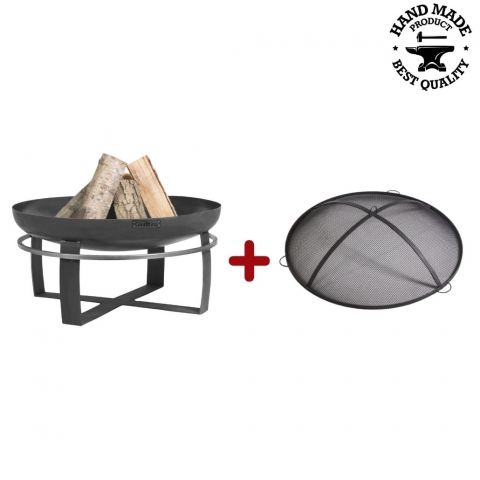 VETRE FOC EXTERIOR - Vatra VIKING 60 cm cu capac antiscantei