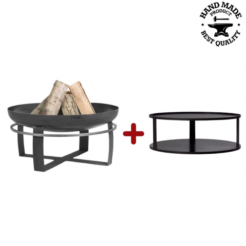 SEMINEE DECORATIVE - Vatra VIKING 80 cm cu baza