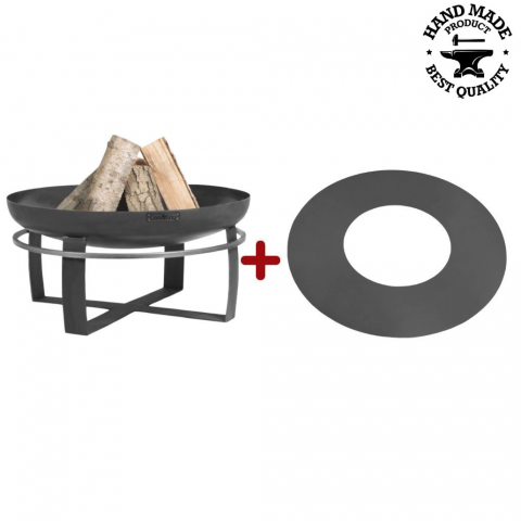 SEMINEE DECORATIVE - Vatra VIKING 80 cm cu plita