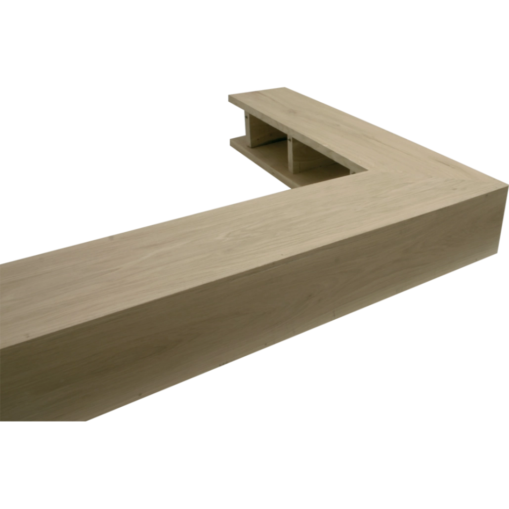 BRAU LEMN 90° DREPT SIMPLU - MIC+ 87x60cm [1]