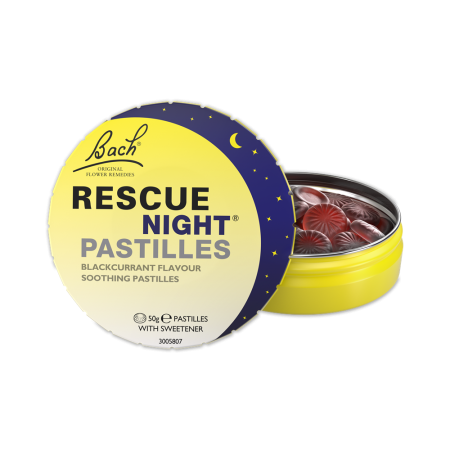 Rescue Remedy - Rescue Night - dropsuri cu aromă de coacăze negre 50 g
