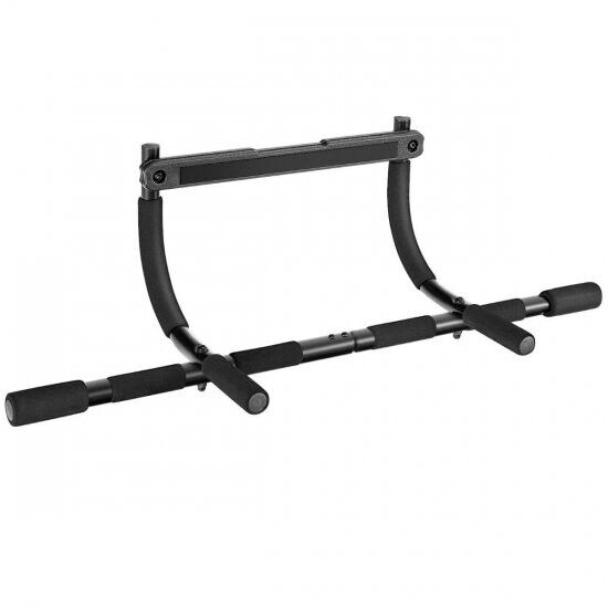 Bara multifunctionala pentru tractiuni multi grip , cu manere de spuma, 91 x 33 x 28 , negru [5]