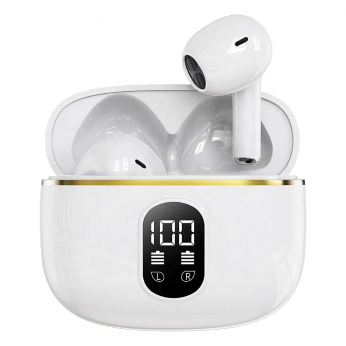 Căști Bluetooth Wireless, Earbuds In-Ear, Fără Fir, Sport și Alergare, True Wireless cu Microfon, Control Touch, Asistent Vocal, Bluetooth 5.3, Universale [8]