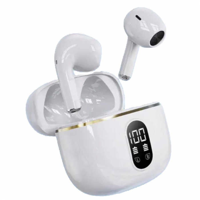 Căști Bluetooth Wireless, Earbuds In-Ear, Fără Fir, Sport și Alergare, True Wireless cu Microfon, Control Touch, Asistent Vocal, Bluetooth 5.3, Universale [9]