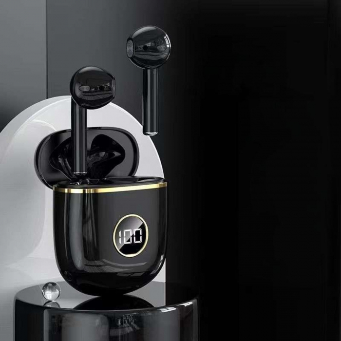 Căști Wireless In-Ear, Audio fara fir , Tehnologie Anulare Zgomot Exterior, HiFi Sound, Rezistente la Apă IPX-4, Gaming și Sport , Bluetooth 5.0, Autonomie 120 Ore [19]
