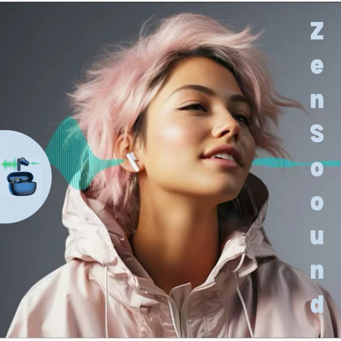 Căști Wireless ZenSound cu ANC și Bluetooth 5.3 - Sunet Premium și Confort Maxim [10]