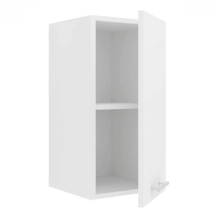 Dulap de depozitare suspendat , cu polita interioara , PAL , 60 x 30 x 30 cm , alb [3]