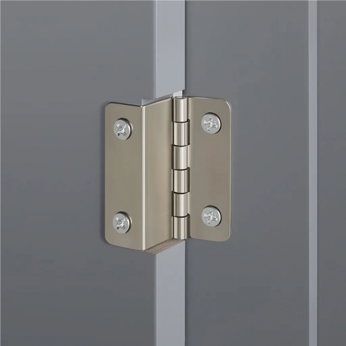Dulap suspendat de baie , 2 usi , rezistent la umezeala , MDF , 59,5 x 31 x 59,5 cm , gri [7]