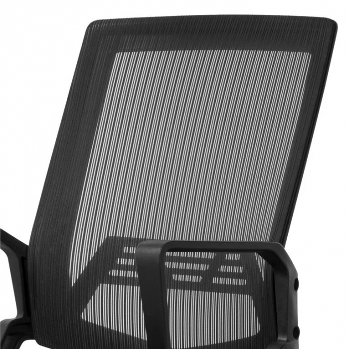 Scaun de birou ergonomic, inaltime reglabila , suport lombar , spatar reglabil din plasa , 60 x 62  x 102 cm , gri inchis [7]