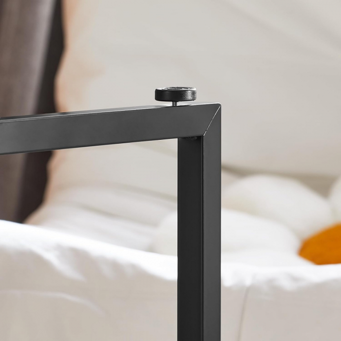 Set 2 mese de cafea , cadru metalic , blat MDF , 50 x 50 x 50 cm , negru/sonoma [9]