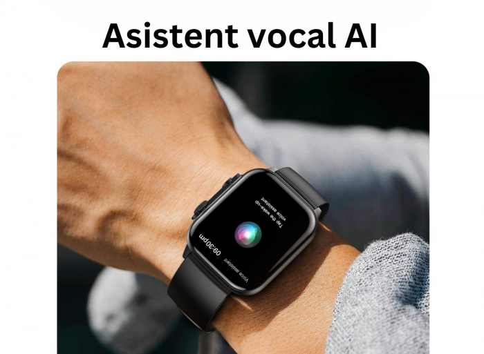 Smartwatch Chronix , Ecran AMOLED 1.9 inch , Rezistent la apa si transpiratie , Senzori monitorizare sanatate , GPS , autonomie 10 zile , vedere nocturna [2]