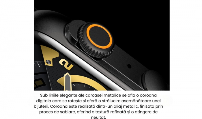 Smartwatch Chronix , Ecran AMOLED 1.9 inch , Rezistent la apa si transpiratie , Senzori monitorizare sanatate , GPS , autonomie 10 zile , vedere nocturna [22]