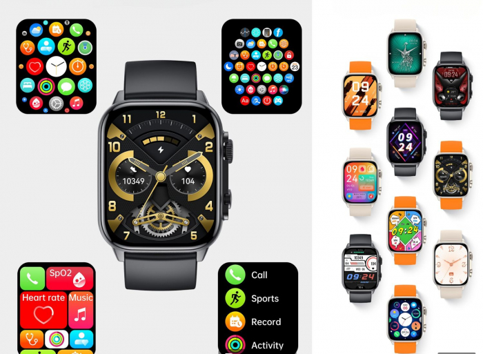 Smartwatch Chronix , Ecran AMOLED 1.9 inch , Rezistent la apa si transpiratie , Senzori monitorizare sanatate , GPS , autonomie 10 zile , vedere nocturna [11]