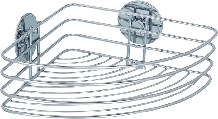 Suport de colt pentru baie , Turbo-Loc® 20 x 26.5 x 10.5 cm, inox [6]