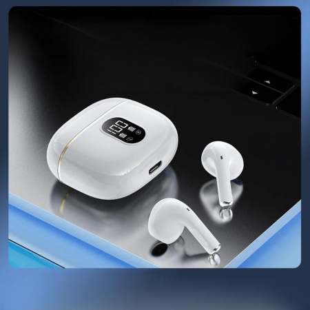 Căști Bluetooth Wireless, Earbuds In-Ear, Fără Fir, Sport și Alergare, True Wireless cu Microfon, Control Touch, Asistent Vocal, Bluetooth 5.3, Universale [13]