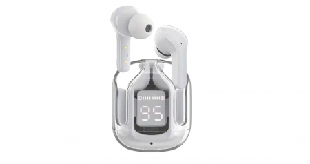 Casti wireless bluetooth, VivaClear , Audio , Fara fir, Afisaj Digital, Bluetooth 5.3, Rezistente la apa , Microfon dual cu ENC – Anularea zgomotului exterior, USB-C, control touch, compatibilitate un [10]