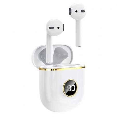 Căști Wireless In-Ear, Audio fara fir , Tehnologie Anulare Zgomot Exterior, HiFi Sound, Rezistente la Apă IPX-4, Gaming și Sport , Bluetooth 5.0, Autonomie 120 Ore [8]