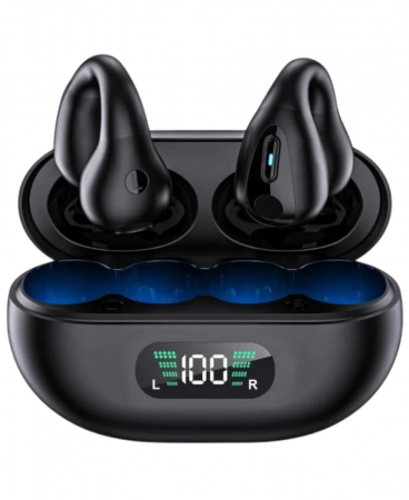 Casti wireless on ear  AirFit , fara fir , audio , Bluetooth 5.3, HiFi Sunet premium , Functie anulare zgomot exterior, Control tactil , rezistente la apa , autonomie 10 ore , compatibilitate universa [9]