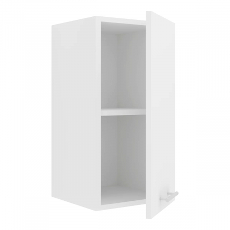 Dulap de depozitare suspendat , cu polita interioara , PAL , 60 x 30 x 30 cm , alb [2]