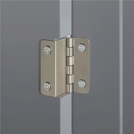 Dulap suspendat de baie , 2 usi , rezistent la umezeala , MDF , 59,5 x 31 x 59,5 cm , gri [6]