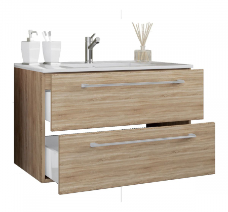 Masca de chiuveta suspendata , 80 cm , PAL , sonoma [3]