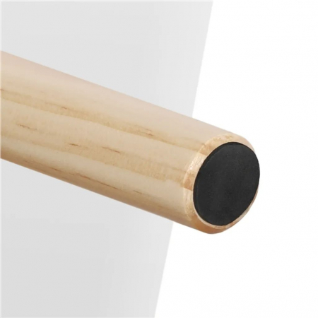 Masuta multifunctionala pentru living , MDF , picioare lemn de pin, 48,5 x 41 x 57,5 cm, alb [7]