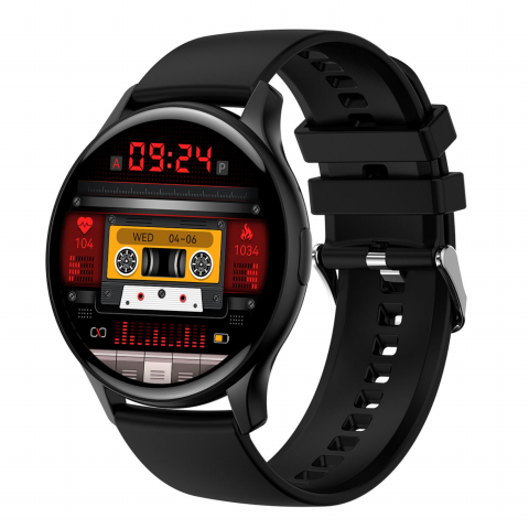 Smartwatch /Bratara fitness, Display AMOLED 1.43", monitorizare ritm cardiac și somn, fitness tracker, apeluri și notificări, autonomie 5-10 Zile, rezistent la apa si transpiratie  IP67, Compatibil An [1]