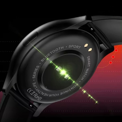 Smartwatch /Bratara fitness, Display AMOLED 1.43", monitorizare ritm cardiac și somn, fitness tracker, apeluri și notificări, autonomie 5-10 Zile, rezistent la apa si transpiratie  IP67, Compatibil An [5]