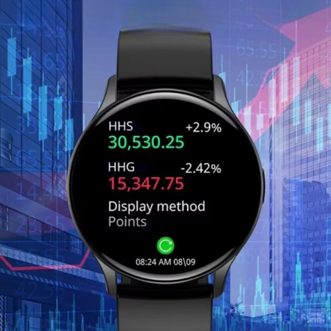 Smartwatch /Bratara fitness, Display AMOLED 1.43", monitorizare ritm cardiac și somn, fitness tracker, apeluri și notificări, autonomie 5-10 Zile, rezistent la apa si transpiratie  IP67, Compatibil An [8]