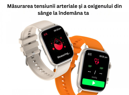 Smartwatch Chronix , Ecran AMOLED 1.9 inch , Rezistent la apa si transpiratie , Senzori monitorizare sanatate , GPS , autonomie 10 zile , vedere nocturna [11]